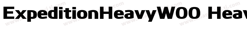 ExpeditionHeavyW00 Heavy字体转换